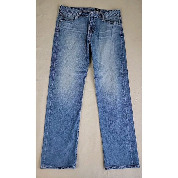 AG Adriano Goldschmied Jeans Mens 36x32 * Tailored Graduate Blue Stretch Mid - Picture 1 of 14